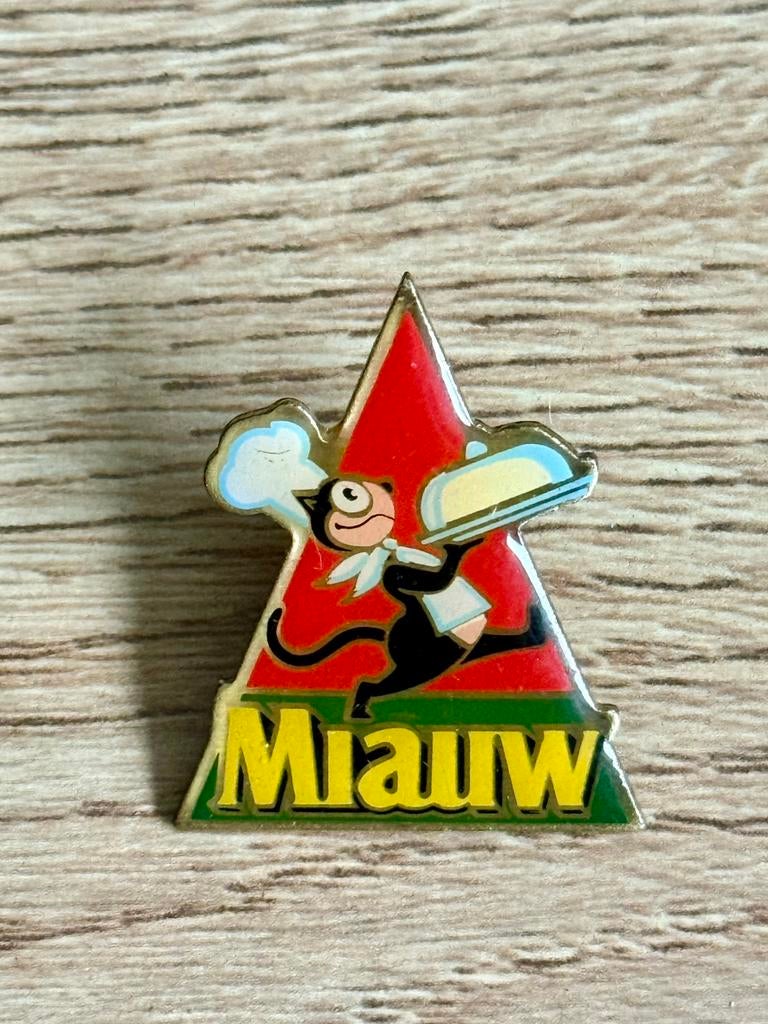 Miauw Pin, Ophalen of Verzenden, Gebruikt, Merk, Speldje of Pin