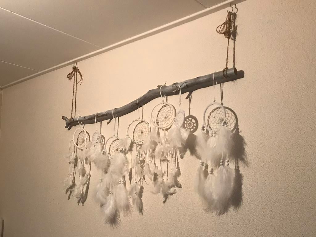 Decoratie dromenvangers, Ophalen, Nieuw, Wit, Boho