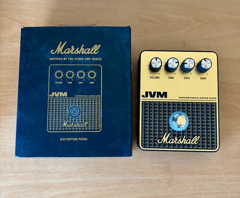 Marshall JVM distortion & noise gate pedaal, Muziek en Instrumenten, Ophalen of Verzenden, Zo goed als nieuw, Distortion, Overdrive of Fuzz