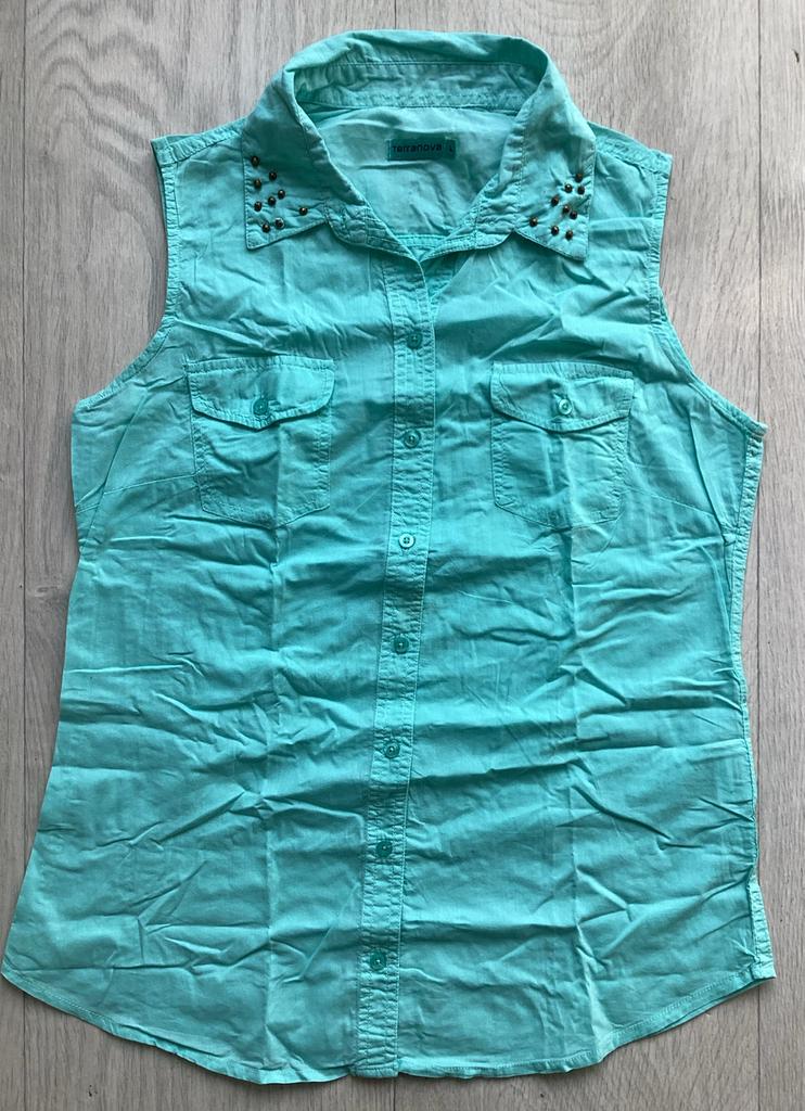 Terranova mouwloze blouse maat L, Kleding | Dames, Ophalen of Verzenden, Gedragen, Maat 42/44 (L), Overige kleuren