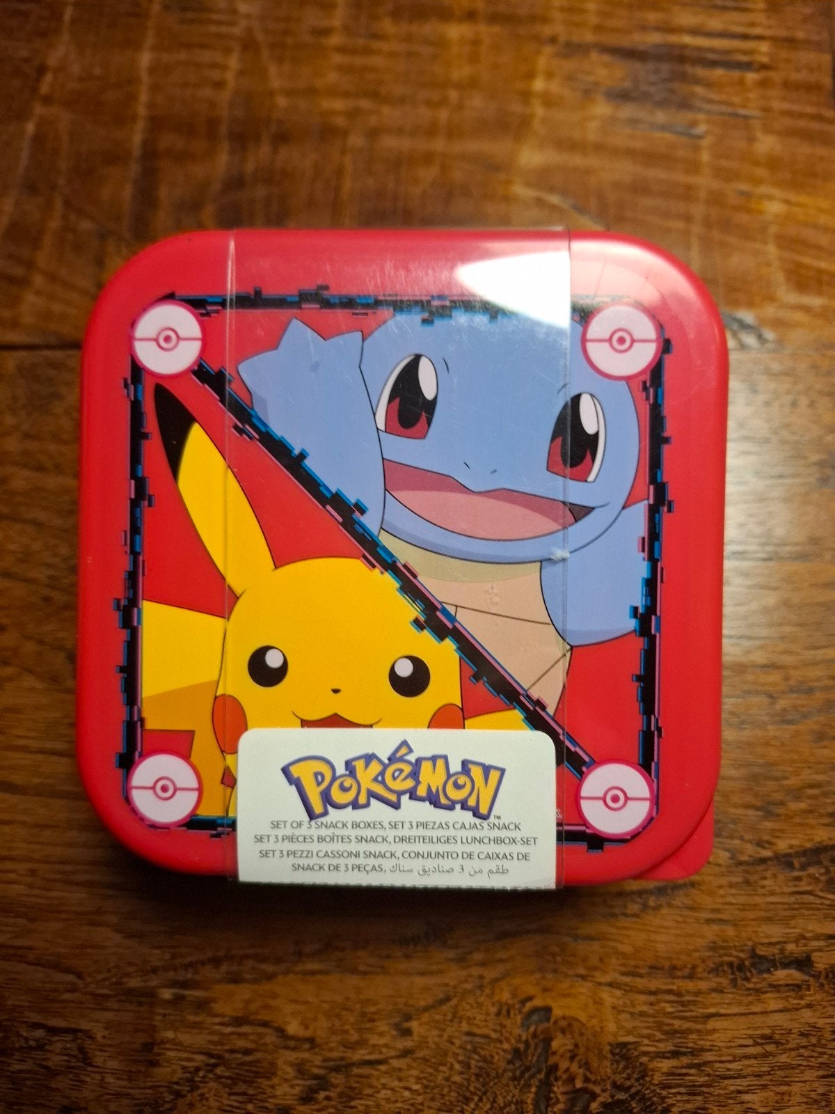 Pokémon snackbox-set (3-delig), Huis en Inrichting, Keuken | Tupperware, Ophalen of Verzenden, Nieuw, Overige typen