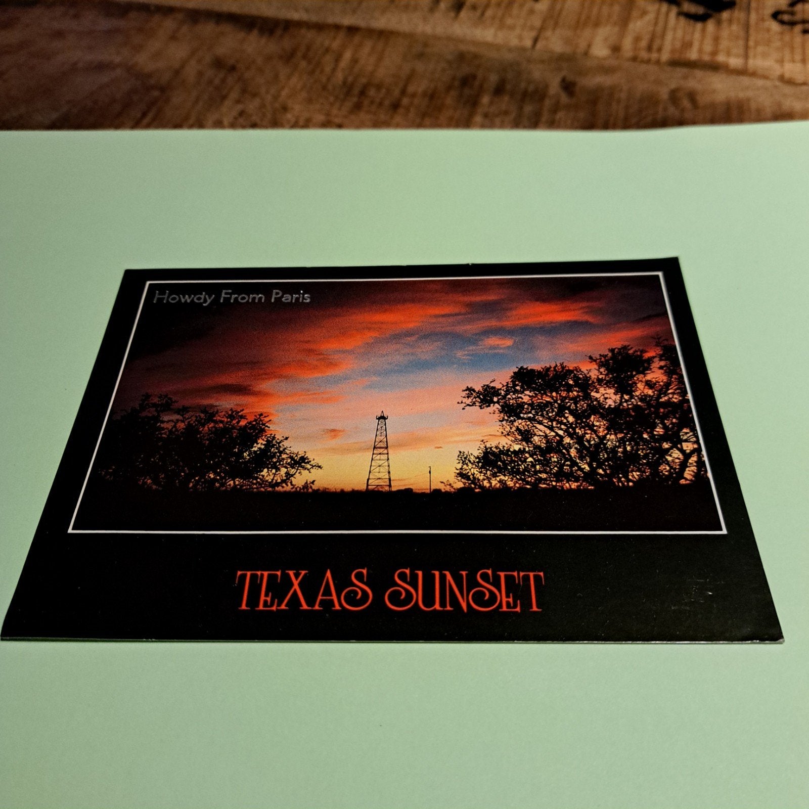 Texas Sunset Ansichtkaart - Drilling for Texas Gold, Ophalen of Verzenden, 1980 tot heden, Ongelopen, Buiten Europa
