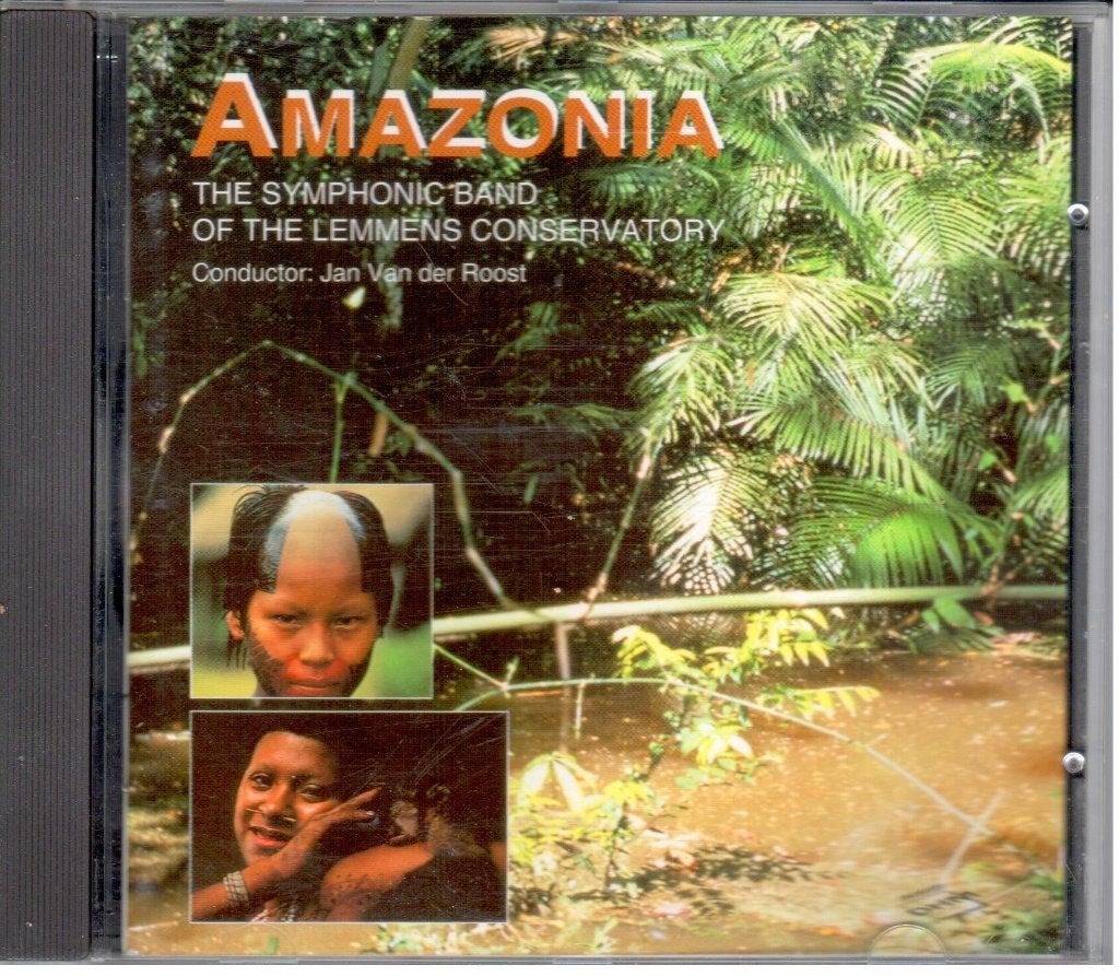 Amazonia - Symphonic band of the Lemmens conserv. -  HaFaBra, Gebruikt, Ophalen of Verzenden, Blaasorkest/fanfare, Album
