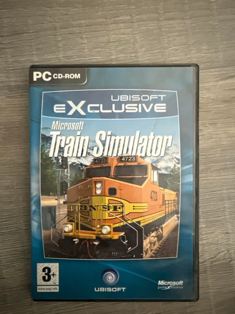 Microsoft Train Simulator PC CD-ROM - Ubisoft Exclusive, Gebruikt, 1 speler, Ophalen of Verzenden, Vanaf 3 jaar