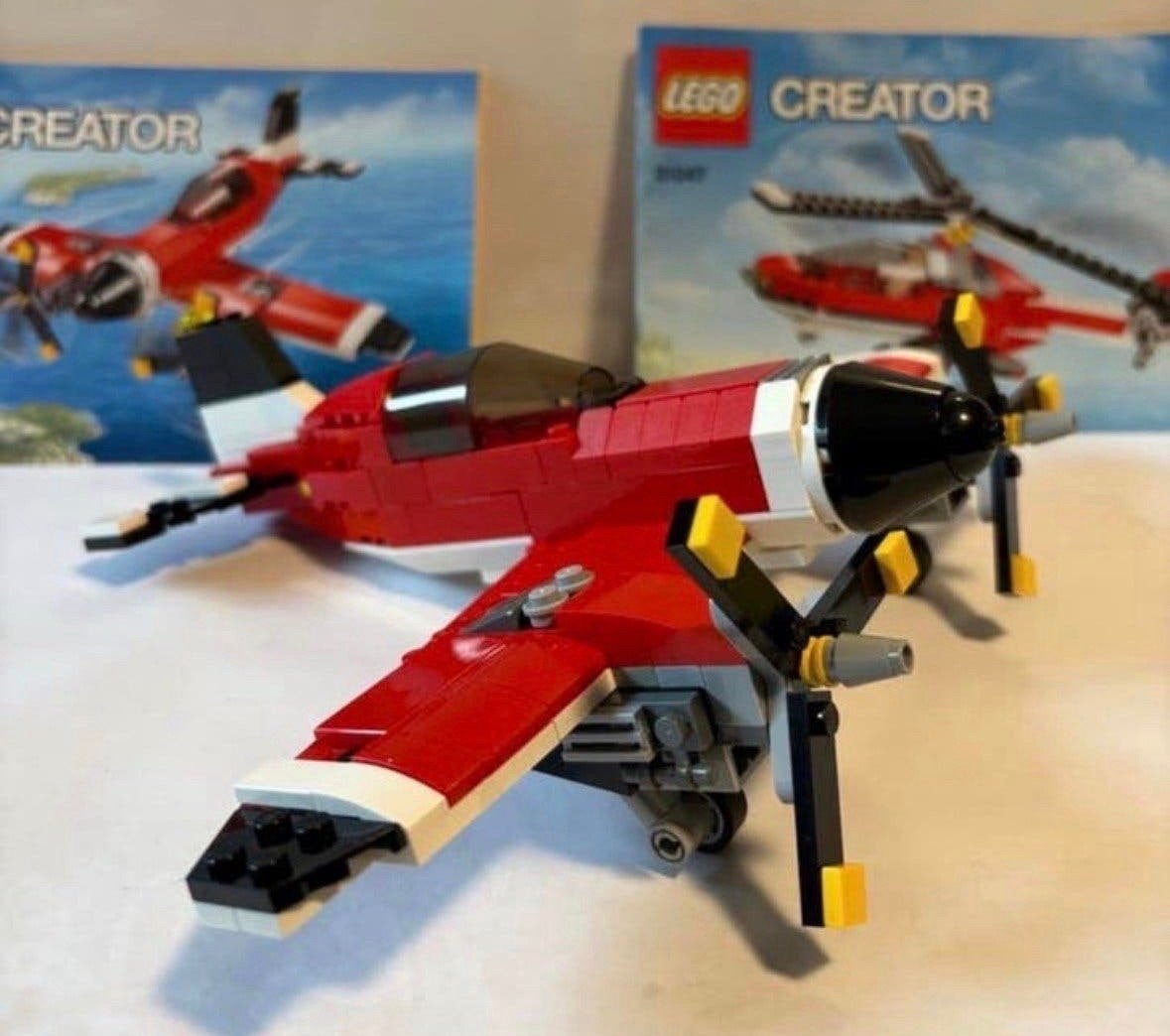 Lego Creator 31047 Propeller Vliegtuig 3-in-1, Ophalen of Verzenden, Zo goed als nieuw, Overige merken