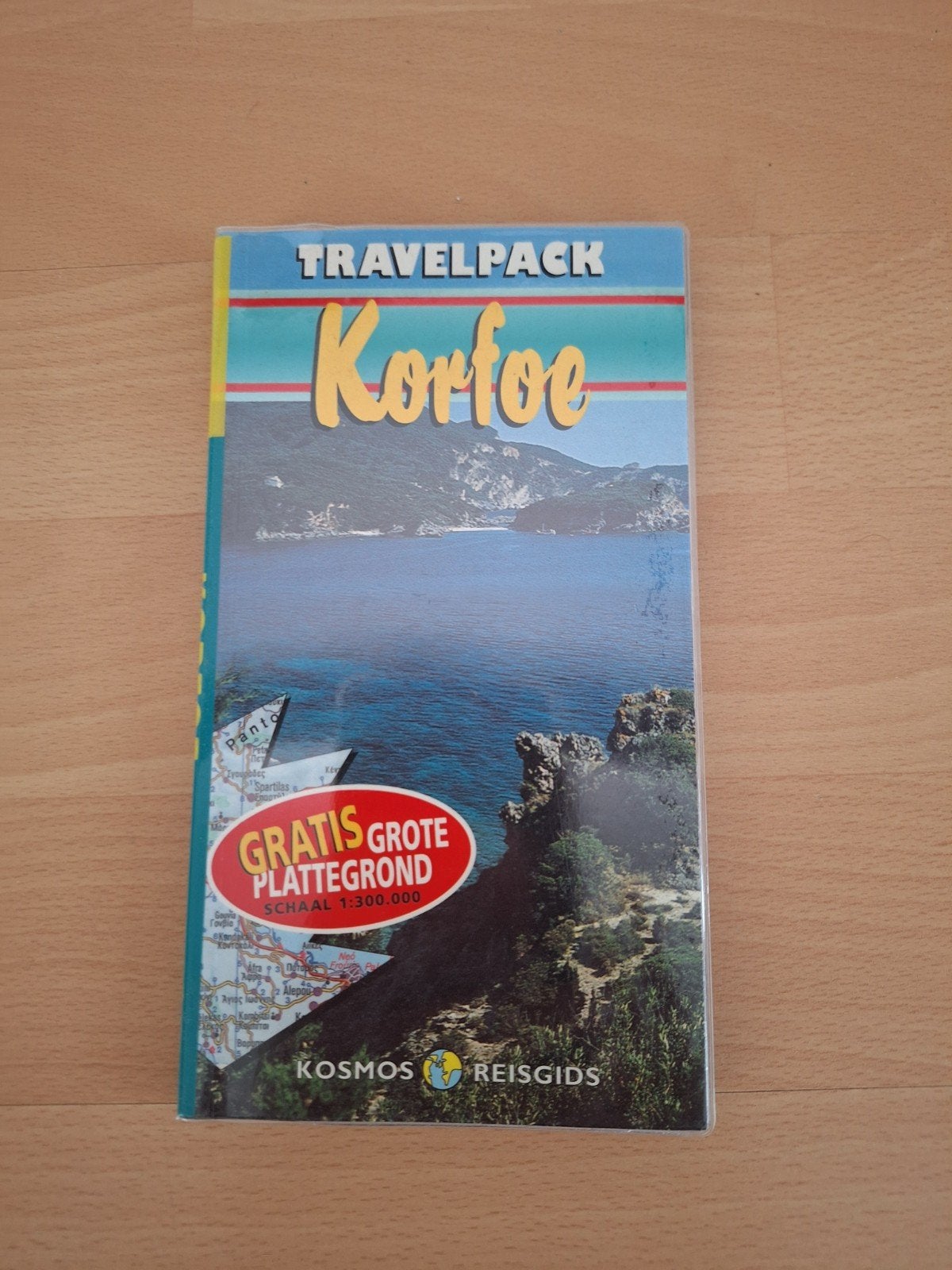 Travelpack Korfoe - Kosmos Reisgids met plattegrond, Overige merken, Europa, Ophalen of Verzenden, Zo goed als nieuw
