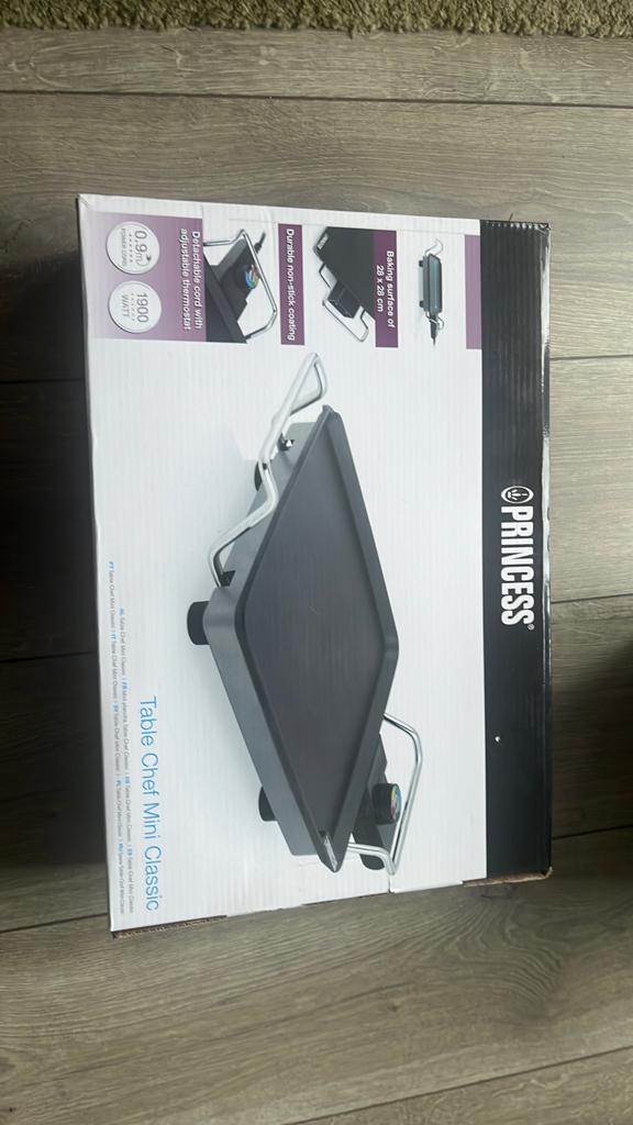 Princess 102210 Table Chef Mini Classic, Ophalen, Nieuw, Tafelgrill