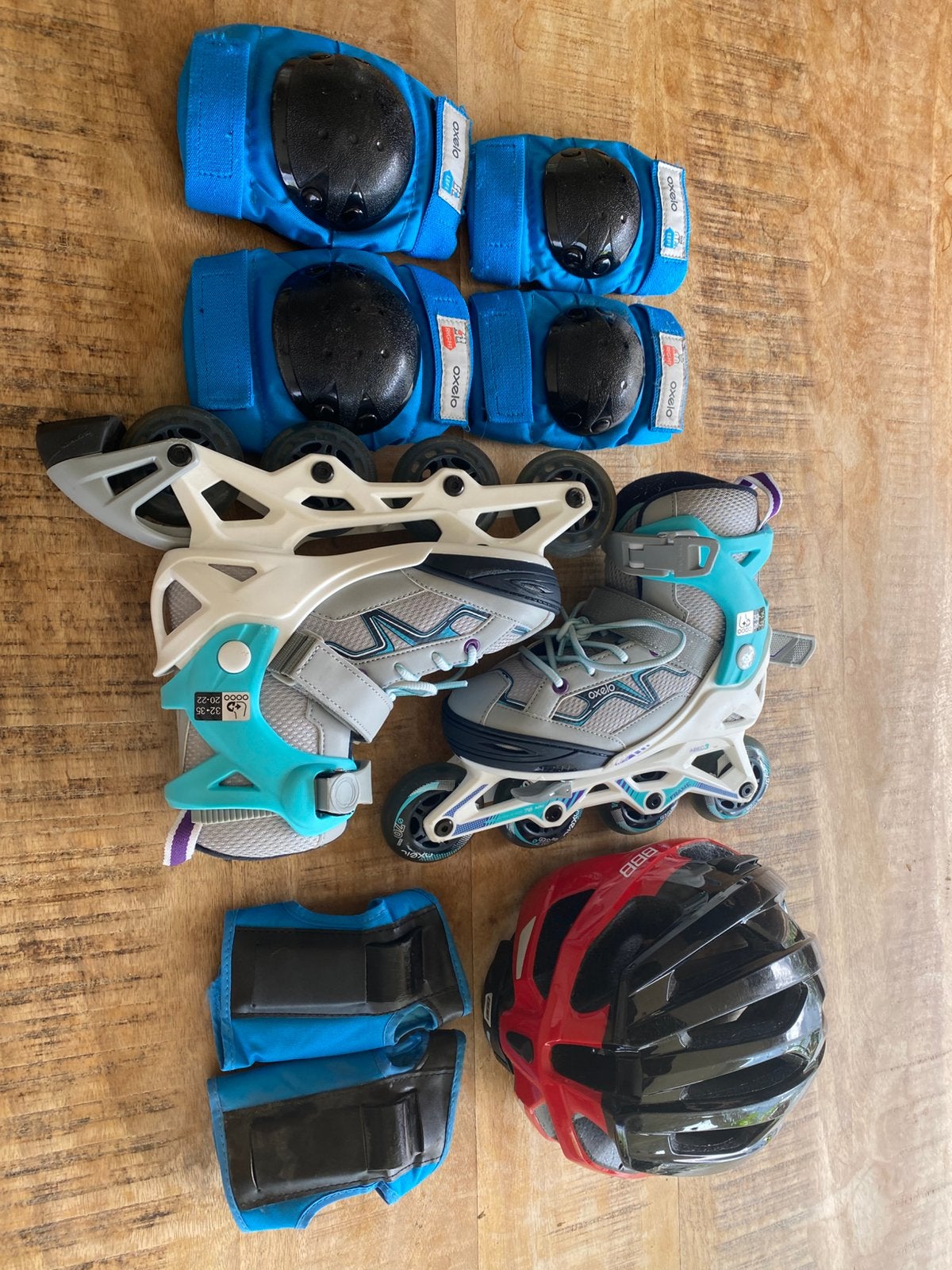 Complete kinder skeeler/rolschaats set – maat 32-35, Sport en Fitness, Skeelers, Overige merken, Verstelbaar, Kinderen, Ophalen of Verzenden