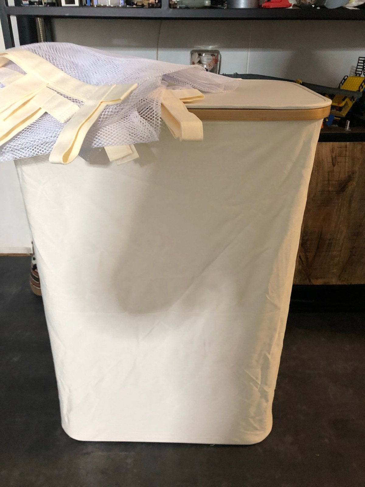 Nieuwe KESSER Wasmand 170L met deksel en 3 waszakken, Ophalen of Verzenden, Nieuw