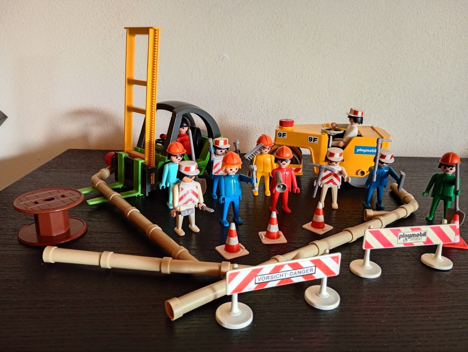 Playmobil vintage stratenmakers jaren 80, Ophalen of Verzenden, Gebruikt