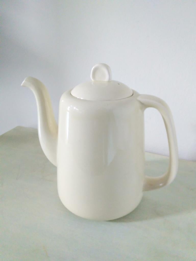 Prachtige Oude Aardewerk Koffiepot  Société Céramique., Antiek en Kunst, Antiek | Keramiek en Aardewerk, Ophalen of Verzenden