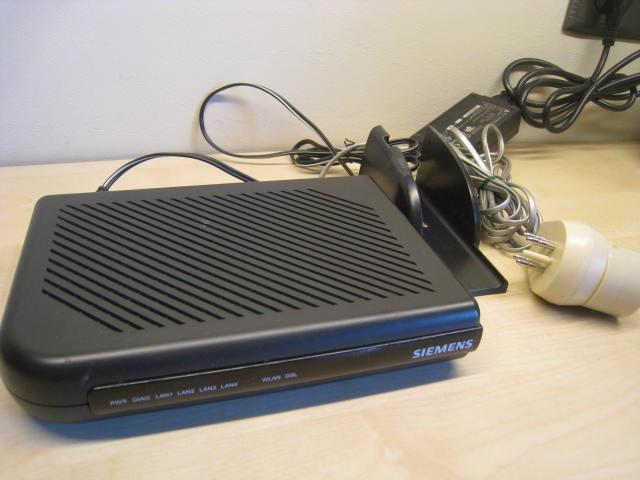 WIFI ADSL Modem Siemens Santis ADSL 50, Ophalen of Verzenden