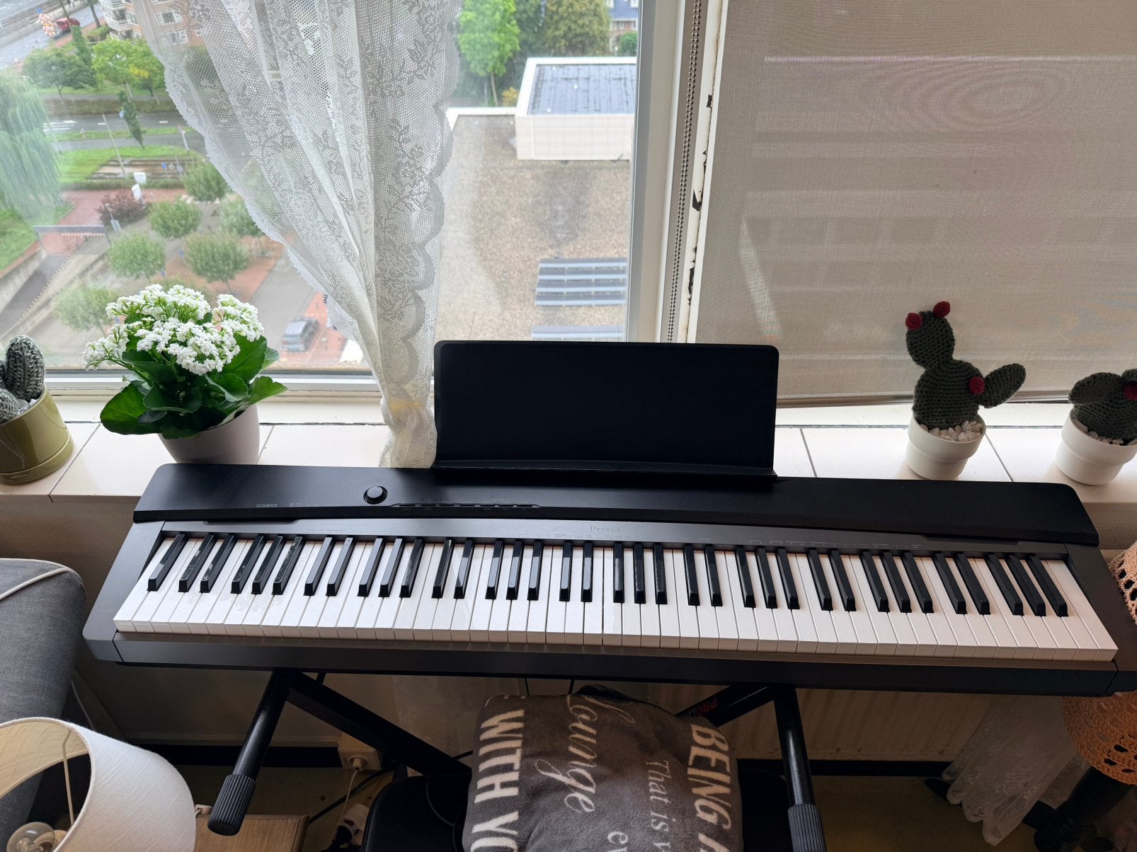 Groot keyboard teab, Muziek en Instrumenten, Ophalen, Zo goed als nieuw, Zwart