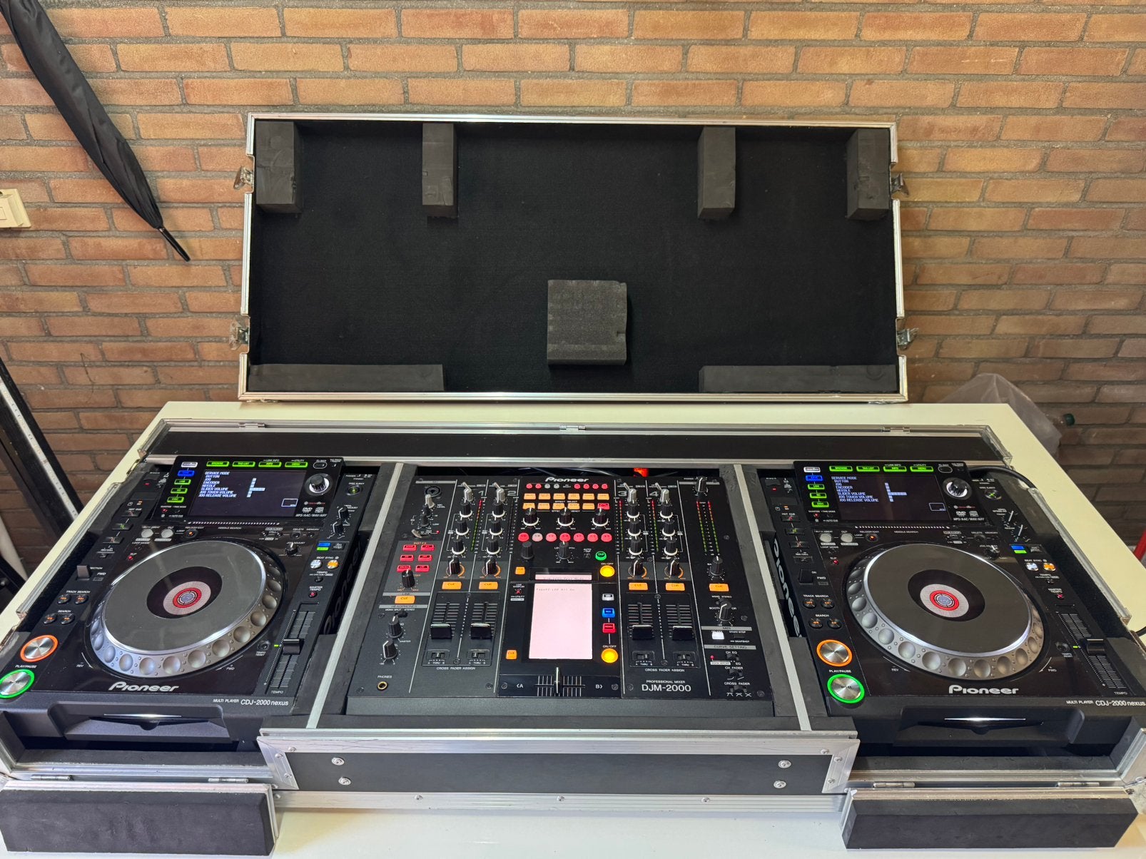 Pioneer Nexus DJ Set 2x cdj2000 1x djm2000 Topstaat! + Case, Ophalen, Zo goed als nieuw, Dj-set, Pioneer