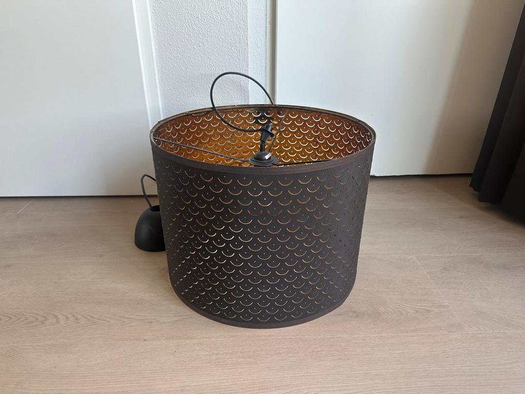 Hanglamp IKEA NYMÖ 44cm doorsnede, Huis en Inrichting, Lampen | Lampenkappen, Ophalen, Zo goed als nieuw, Rond
