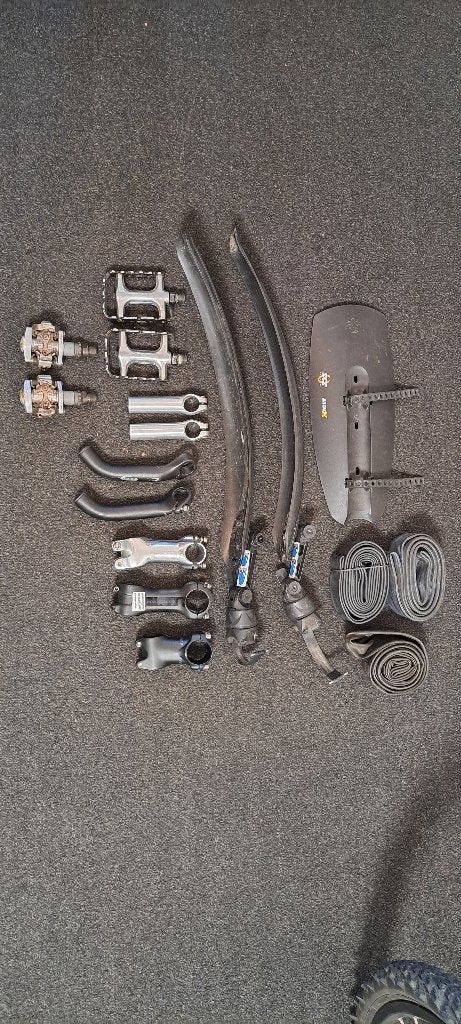 onderdelen set mountainbike, Ophalen, Gebruikt, Diversen, Aluminium