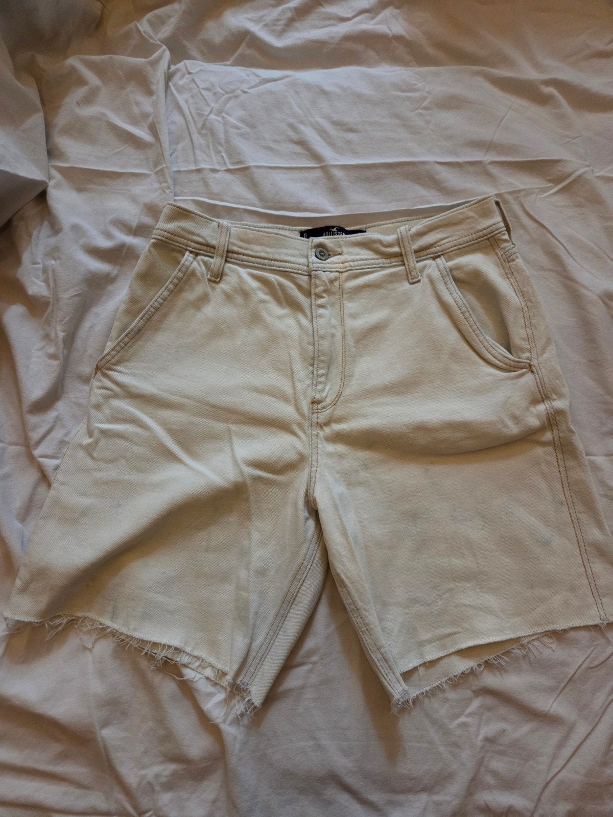Hollister denim dadshort ultra hoge taille W30-11, Kleding | Dames, Overige kleuren, Kort, Ophalen of Verzenden, Zo goed als nieuw