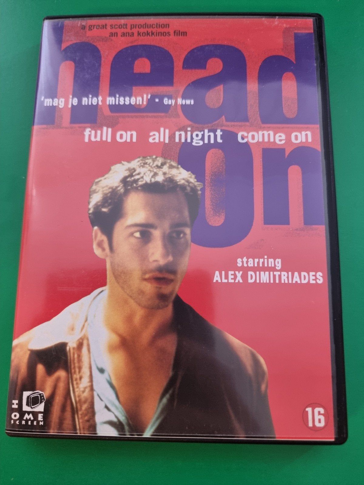 Head On DVD - Drama van Ana Kokkinos, Vanaf 16 jaar, Ophalen of Verzenden, Zo goed als nieuw