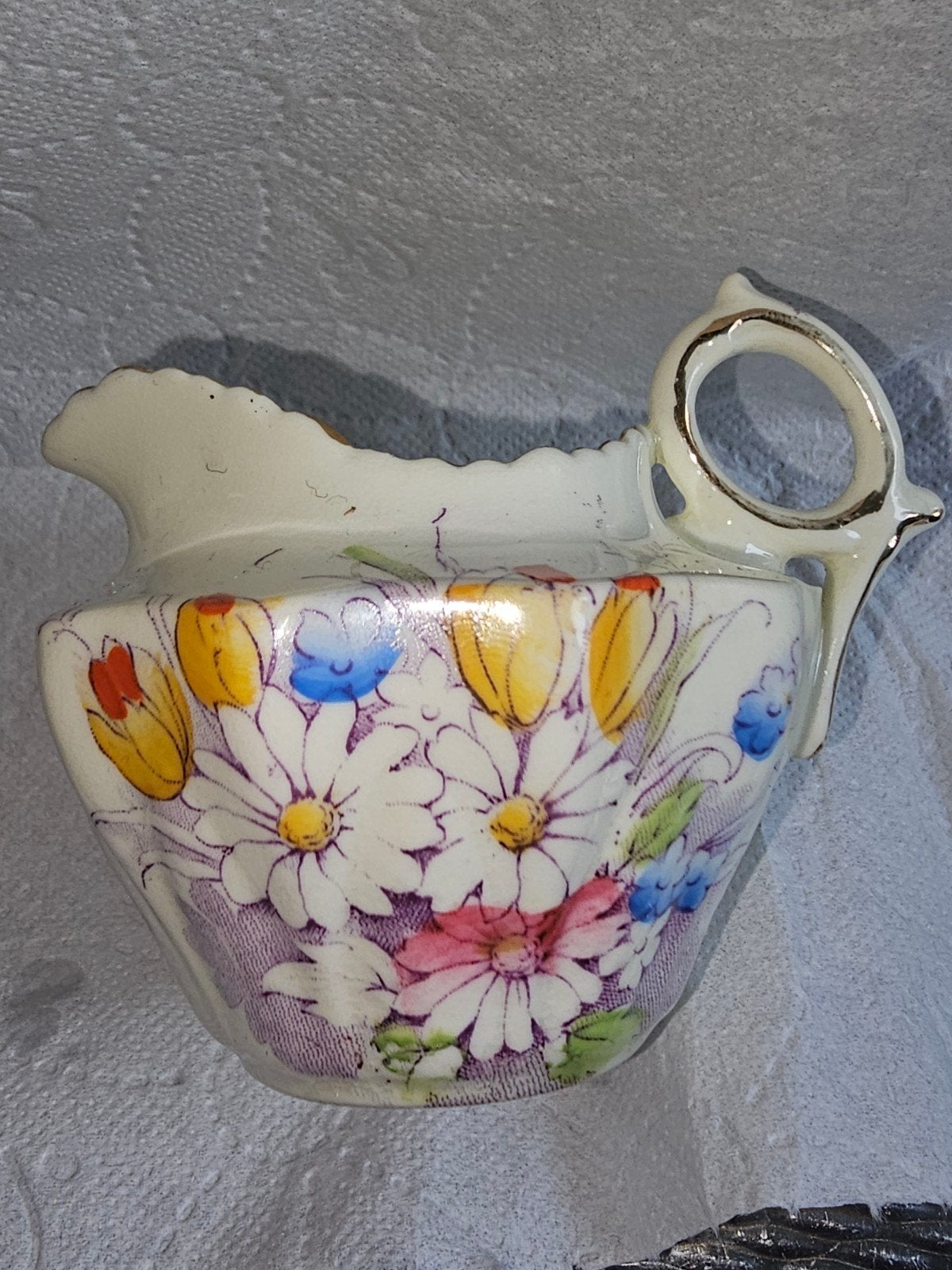 Antieke Paragon 'Bouquet' juskom, Fine China Engeland, Antiek en Kunst, Ophalen of Verzenden