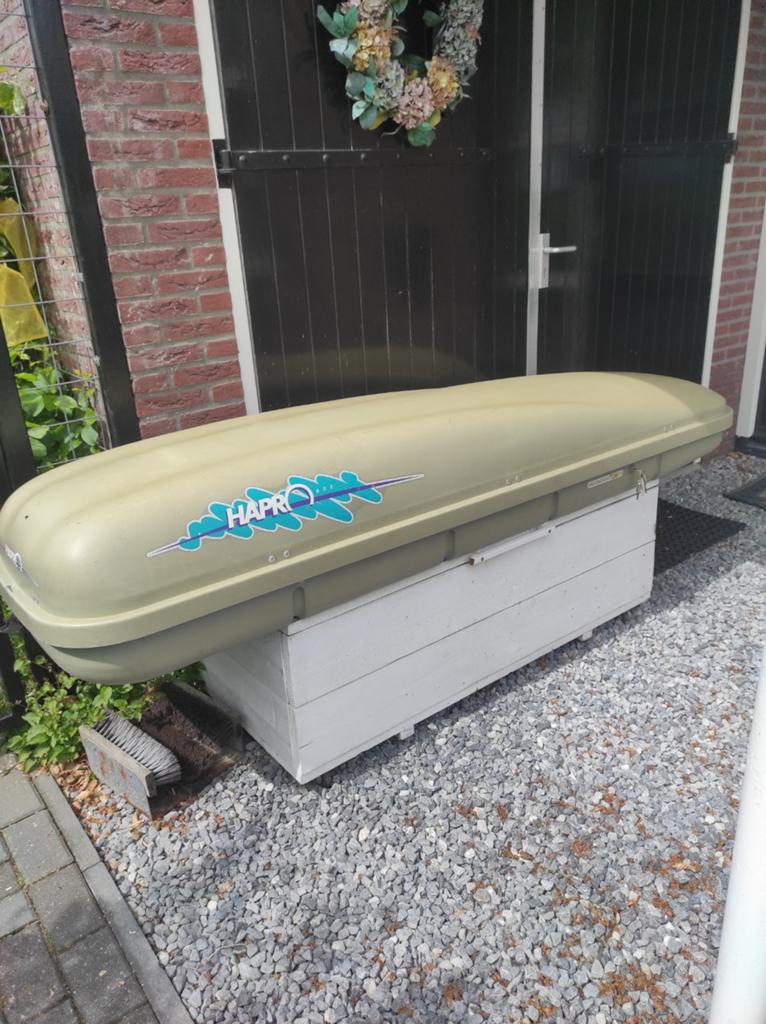 Dakkoffer Hapro 600, Auto diversen, Dakkoffers, Ophalen, Gebruikt