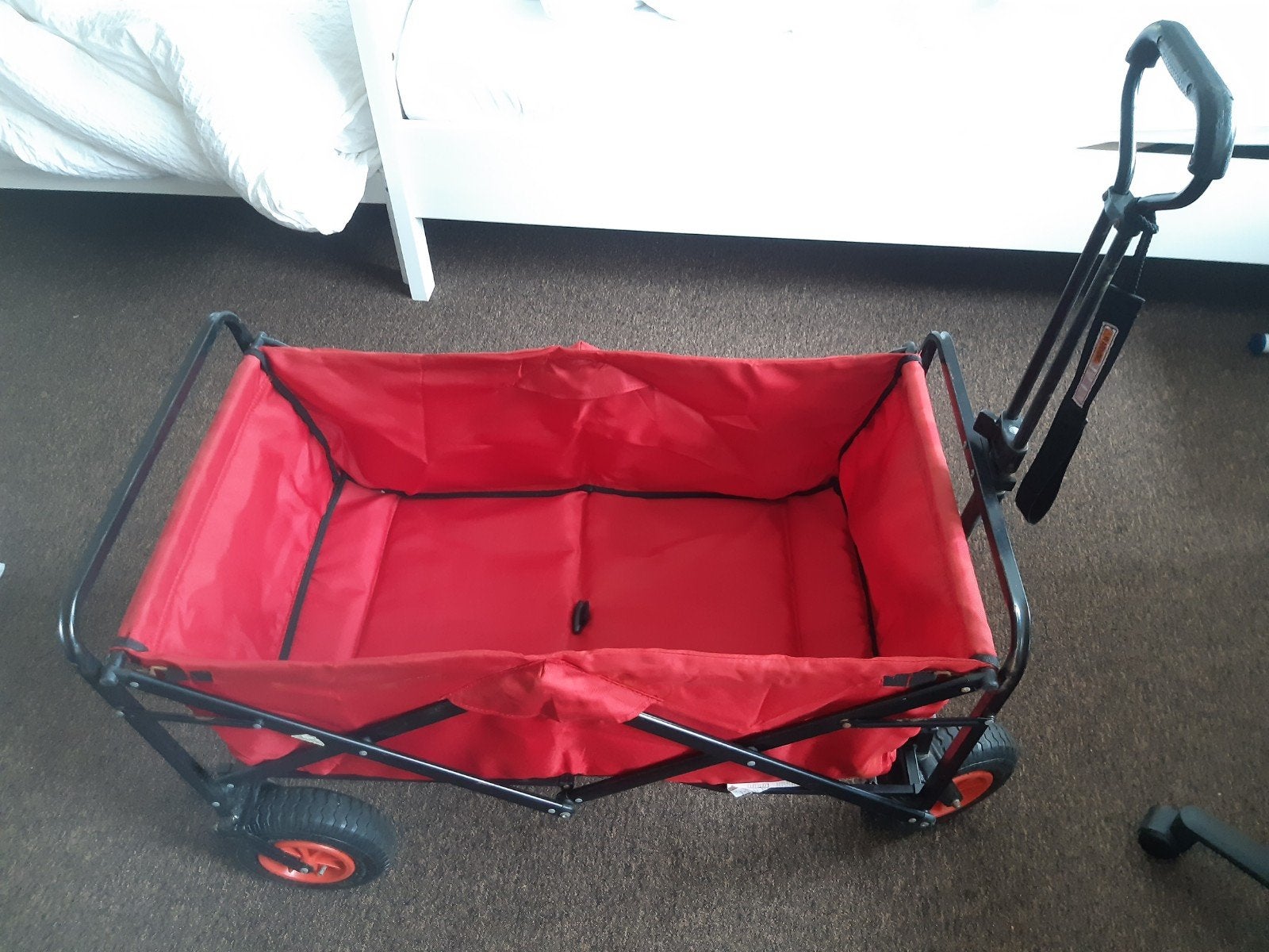 Opvouwbare bolderkar Mac Wagon met luchtbanden, Caravans en Kamperen, Ophalen, Opvouwbaar, Gebruikt