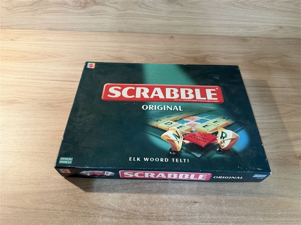 scrabble original elk woord telt - s6816, Verzenden, Zo goed als nieuw