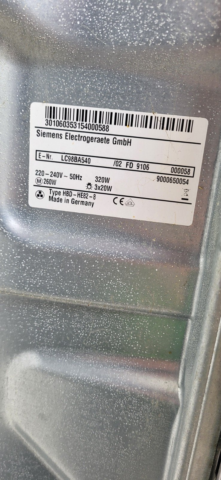 Gratis Siemens afzuigkap - snel ophalen!, Witgoed en Apparatuur, Afzuigkappen, Ophalen, Gebruikt, Wandschouwkap
