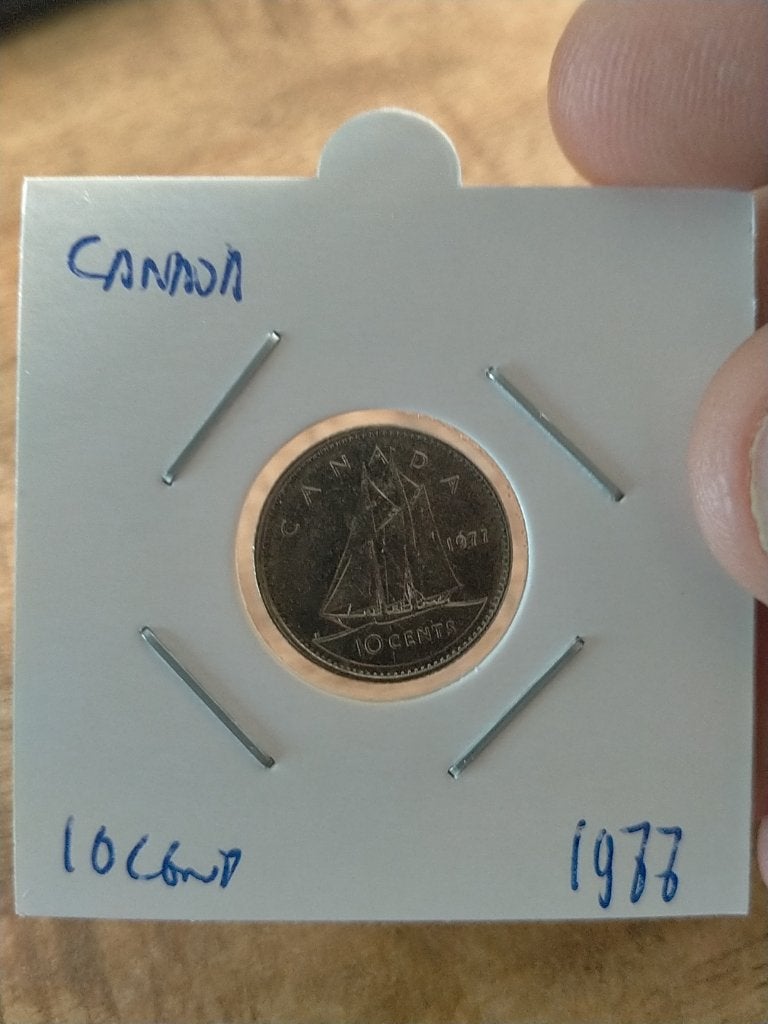 Canada 10 Cent 1977, Verzenden, Noord-Amerika, Losse munt