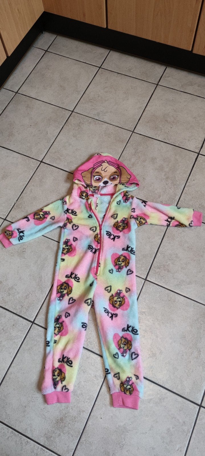 Paw Patrol Skye Onesie - Maat 98 104, Kinderen en Baby's, Ophalen of Verzenden, Zo goed als nieuw, Jongen of Meisje