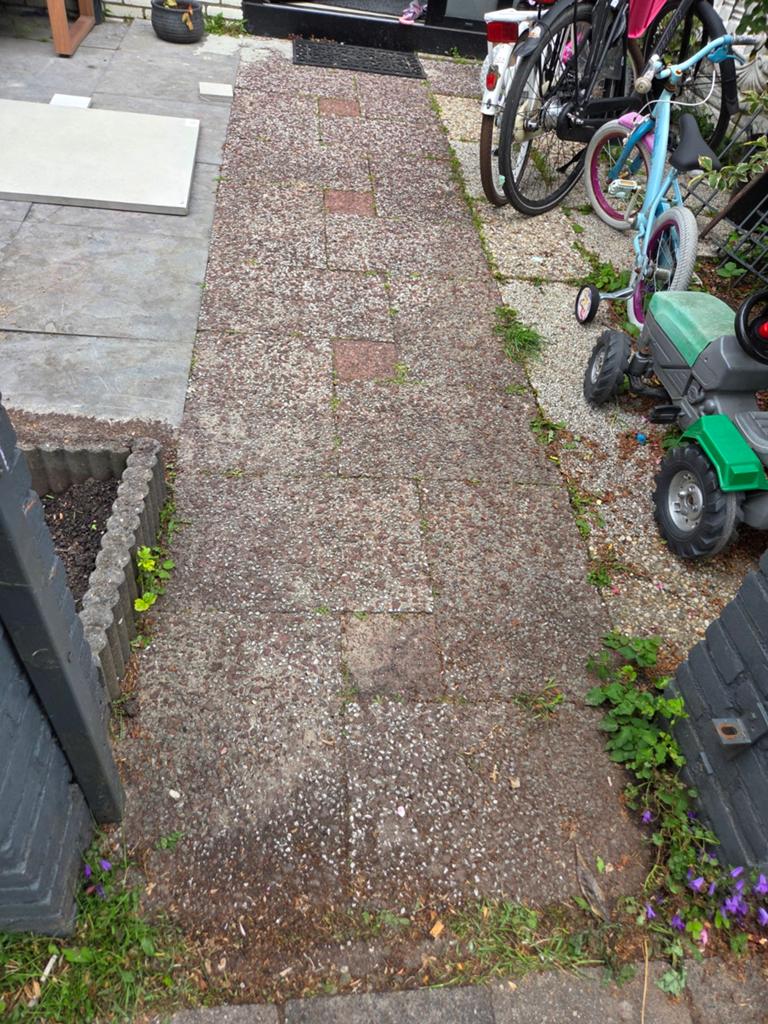 Grindtegels 60x40cm gratis, Tuin en Terras, Ophalen, Gebruikt, Beton, Terrastegels