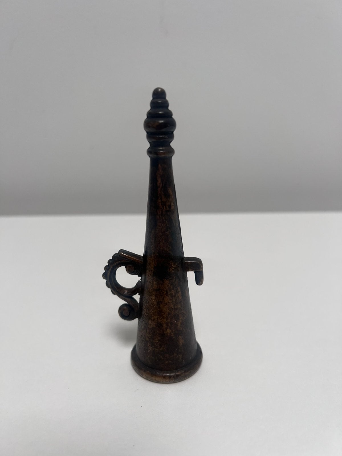 Antieke Kaarsendover Messing Zwaar - Éteignoir Vintage, Ophalen of Verzenden, Brons