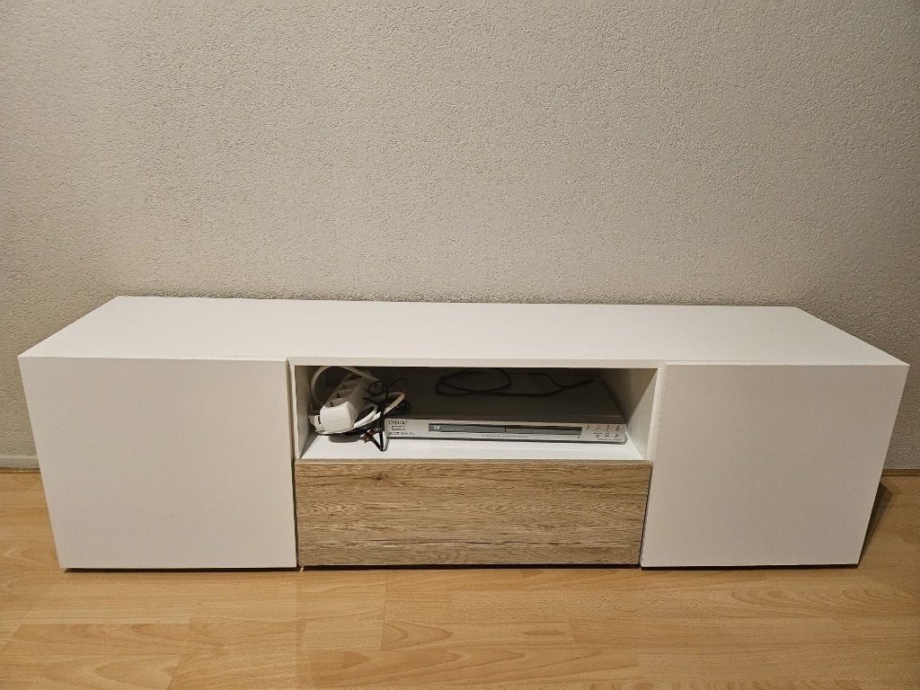 TV meubel, Ophalen, Gebruikt, 100 tot 150 cm, Minder dan 100 cm