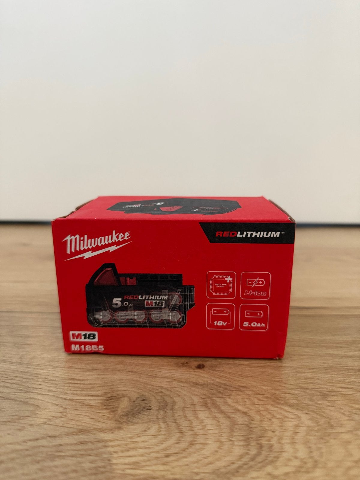 Milwaukee M18 REDLITHIUM 5.0Ah Accu - Nieuw in doos, Ophalen of Verzenden, Nieuw
