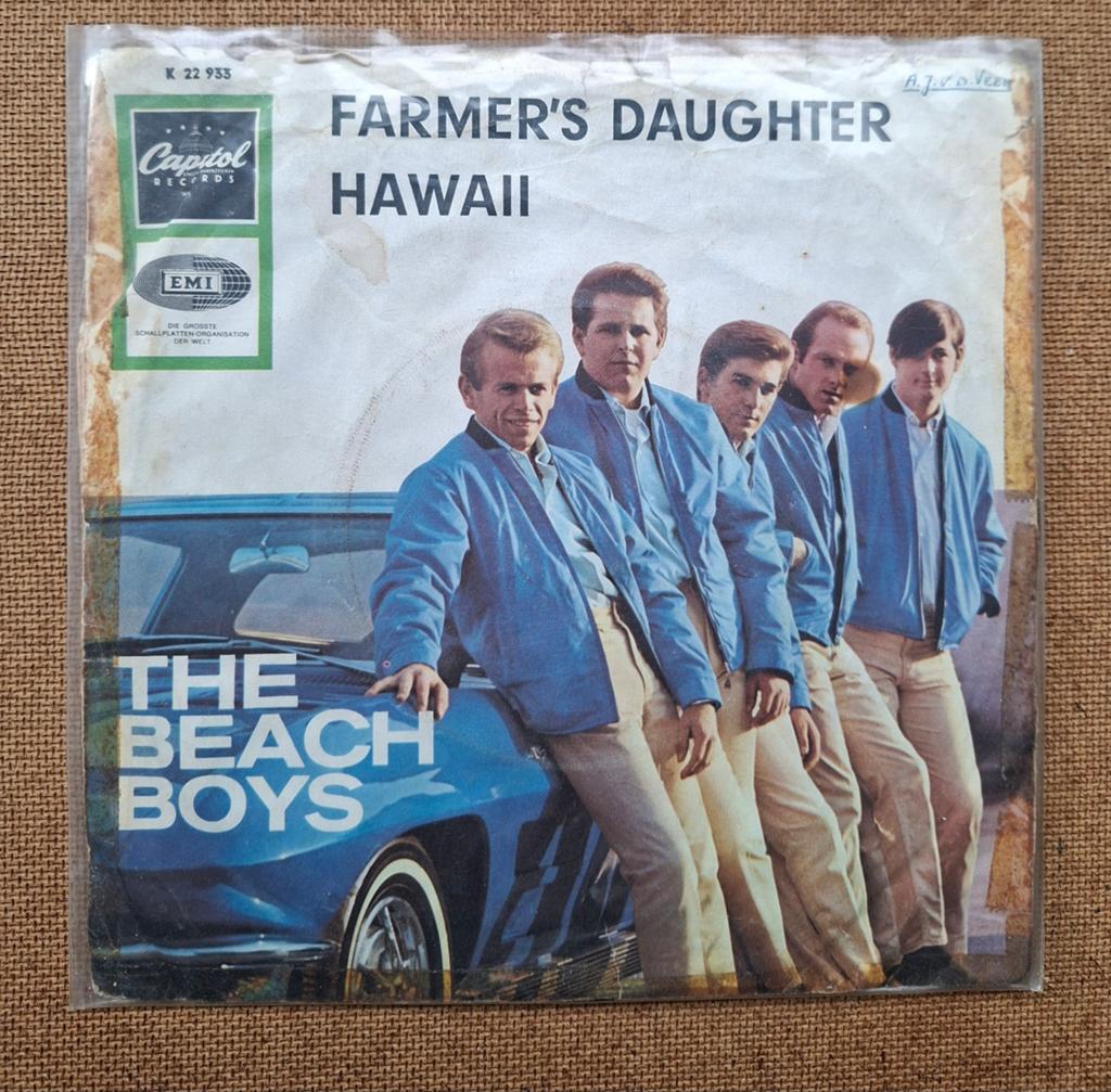Beach Boys  - Farmers daughter - Single is TOP, Gebruikt, 7 inch, Single, Ophalen of Verzenden