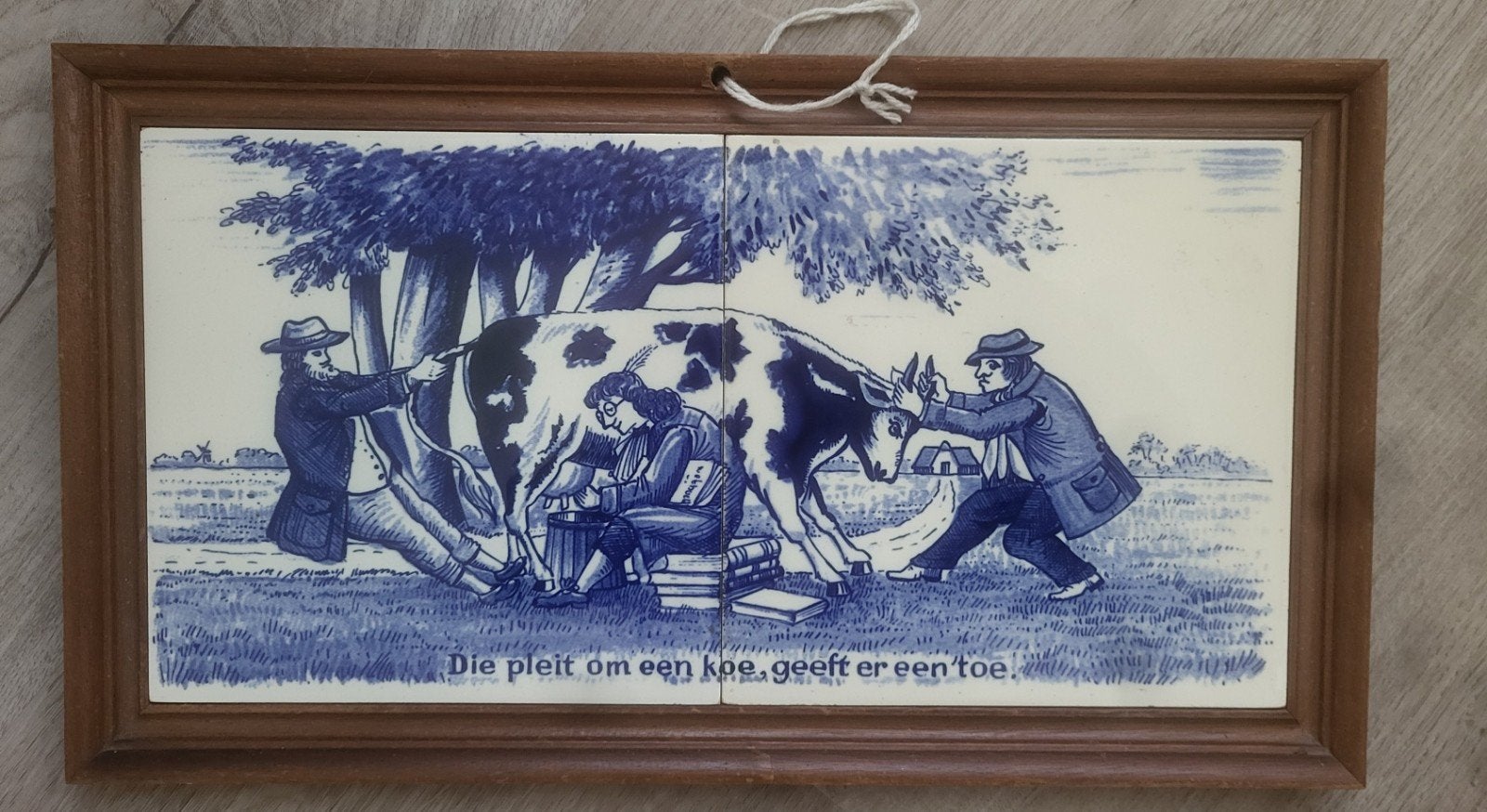 "Die pleit om een koe, geeft er één toe", Ophalen of Verzenden