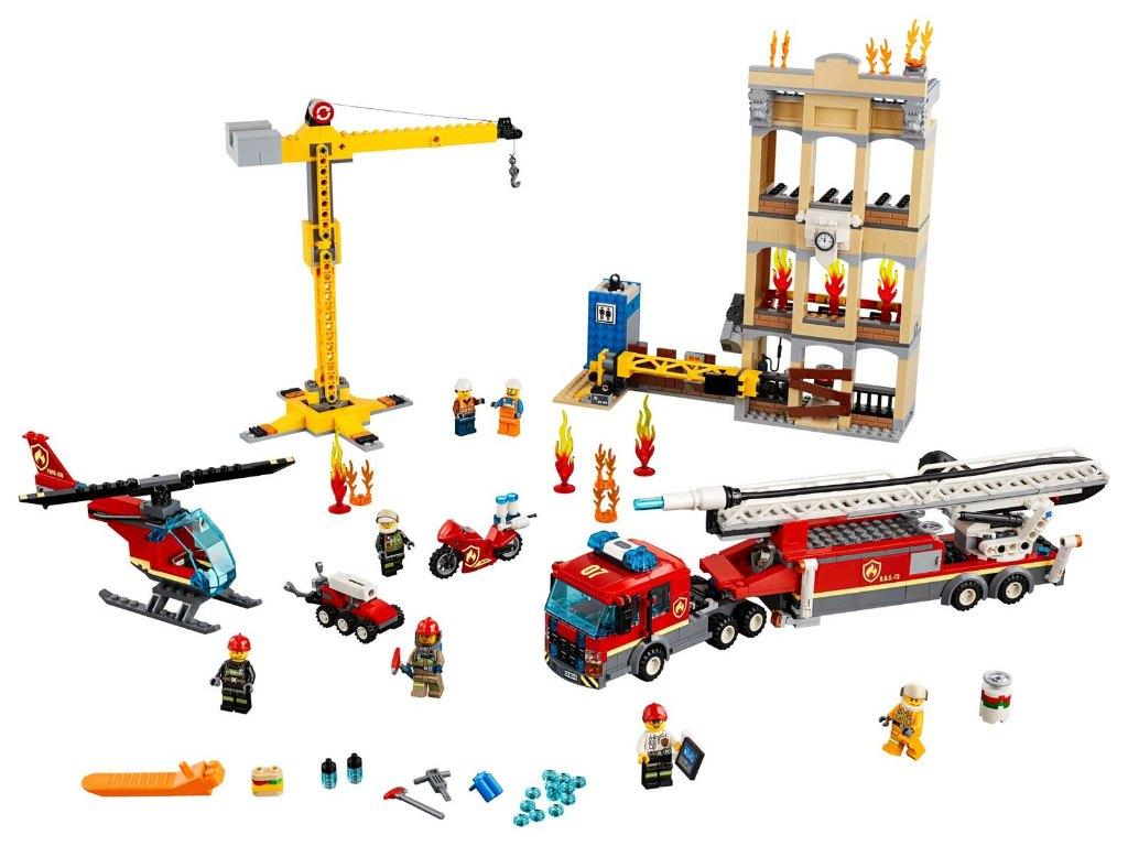 Lego Brandweerset  60216, Lego, Compleet, Ophalen of Verzenden, Complete set