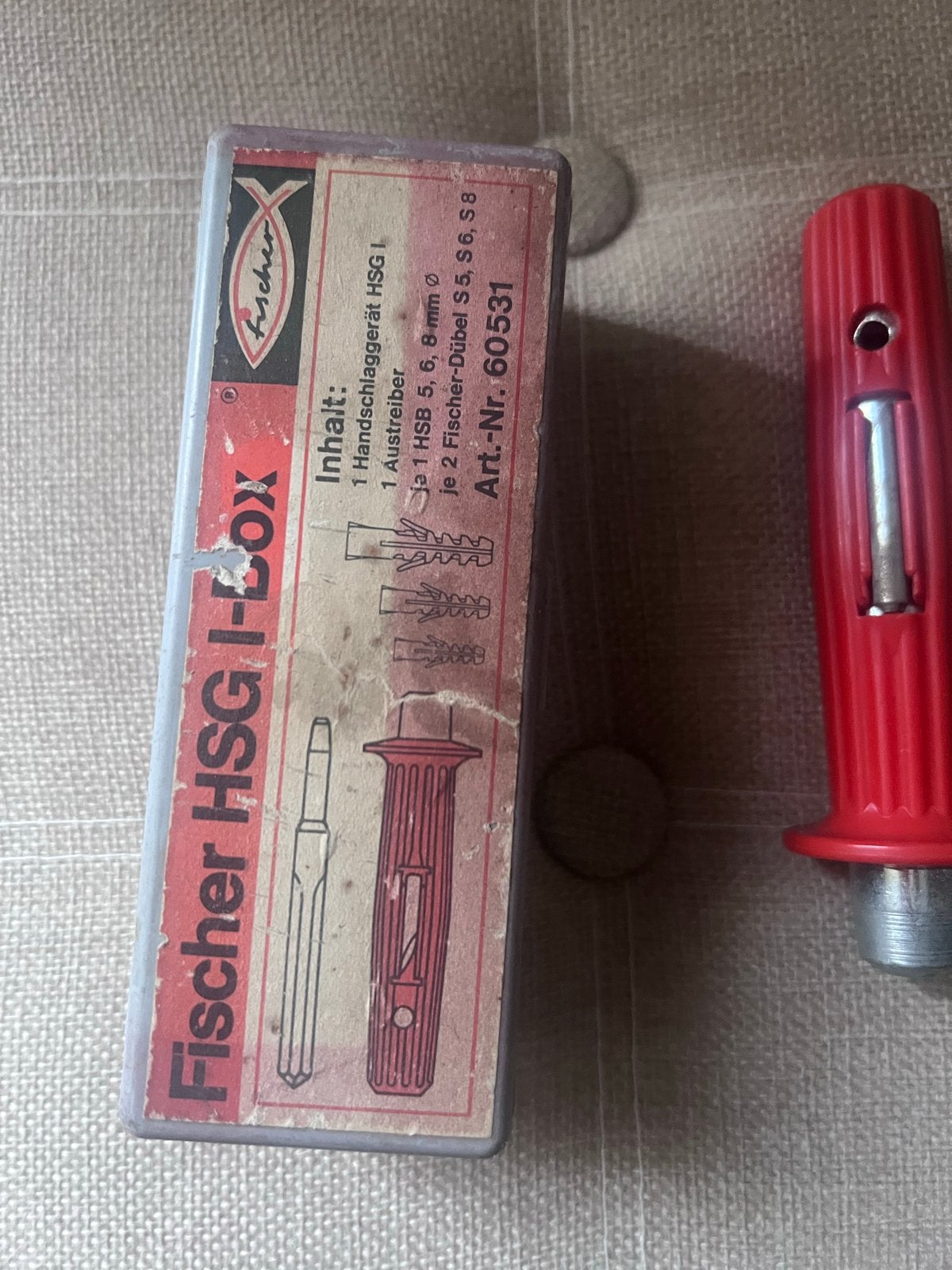 Fischer HSG I-Box Handgereedschap voor pluggen, Ophalen of Verzenden, Gebruikt, Overige typen, Overige merken