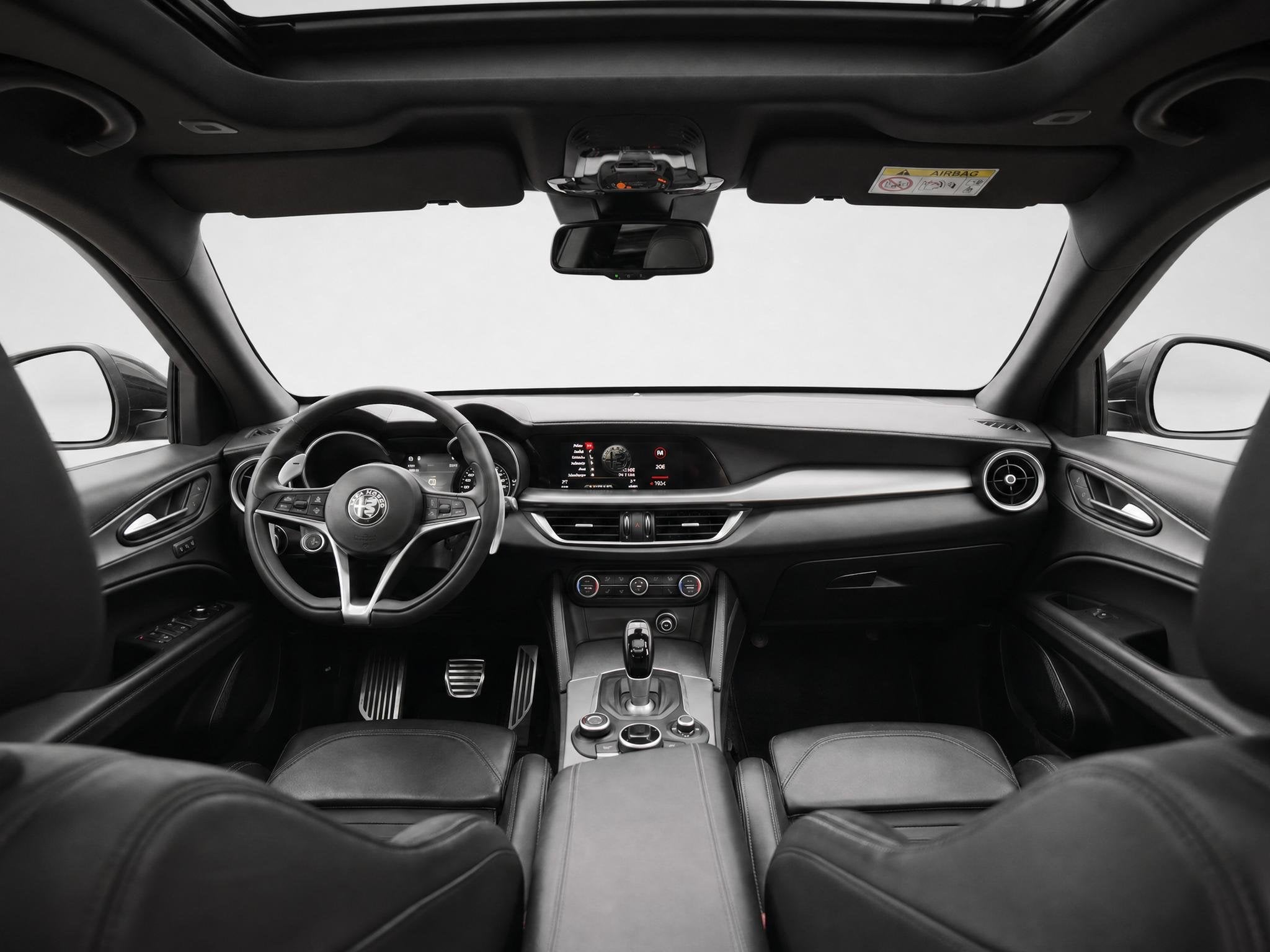Alfa Romeo Stelvio 2.0 T AWD B-Tech | Pano | ACC | Volledig, Auto's, Alfa Romeo, 4 cilinders, Leder, Bedrijf, Vierwielaandrijving