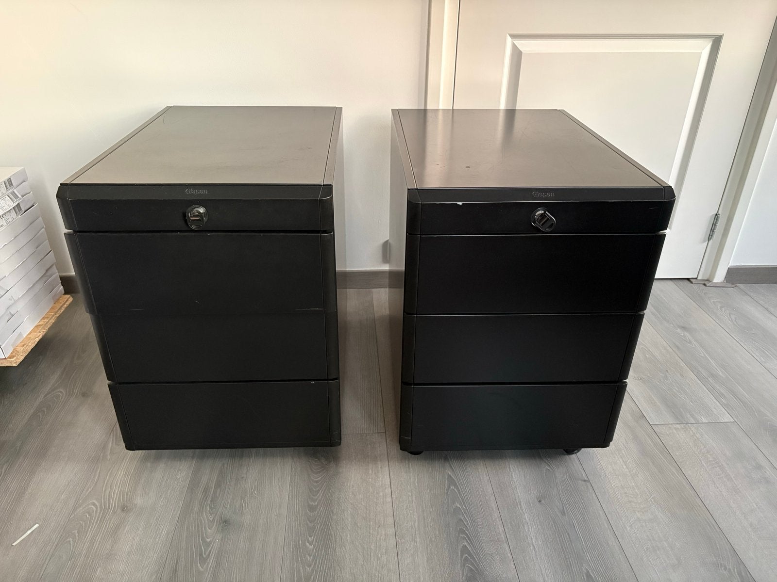 Stevige IJzeren Ladenkasten - Gebruikt met lichte beschadigi, Huis en Inrichting, Ophalen, Minder dan 50 cm, Gebruikt, 3 of 4 laden