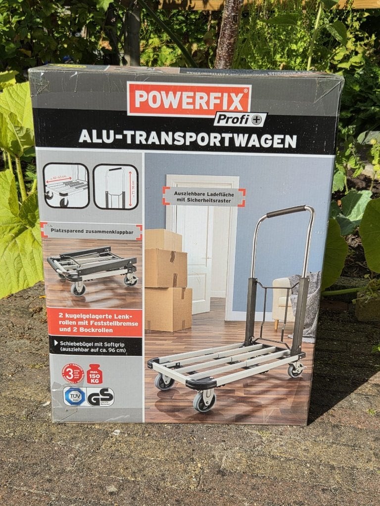 Steekwagentje alu-transportwagen, 100 liter of meer, Ophalen, Nieuw, Transportkar