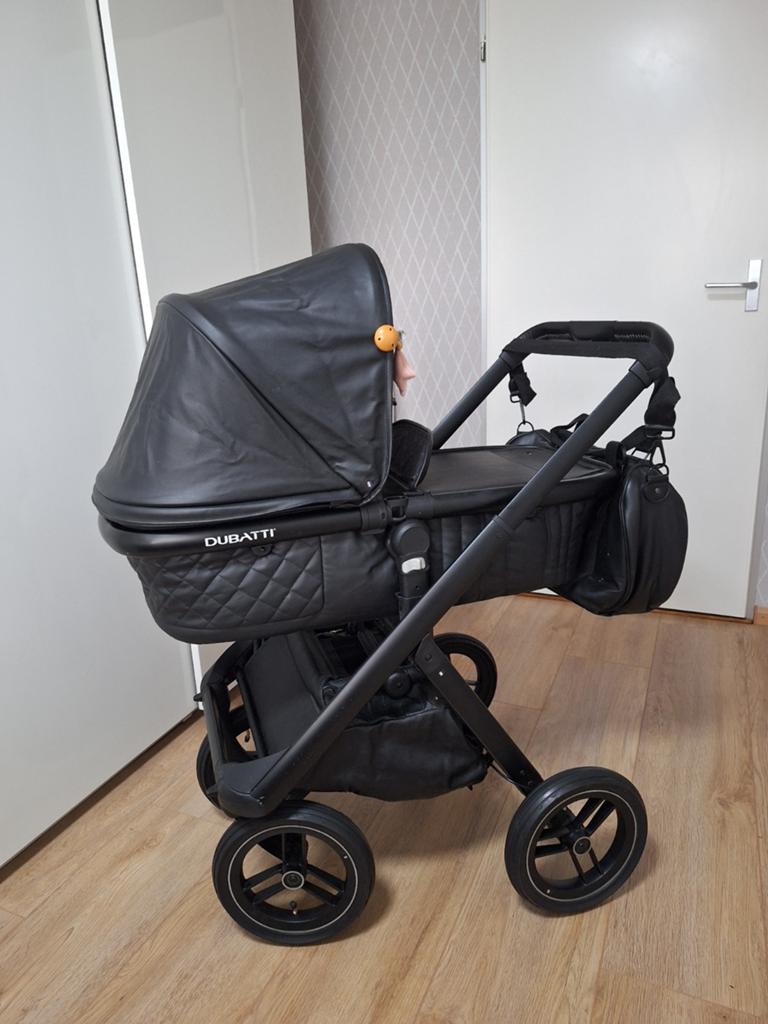 lederen dubatti kinderwagen/ombouw naar wandelwagen Zgan, Ophalen of Verzenden, Zo goed als nieuw, Overige merken
