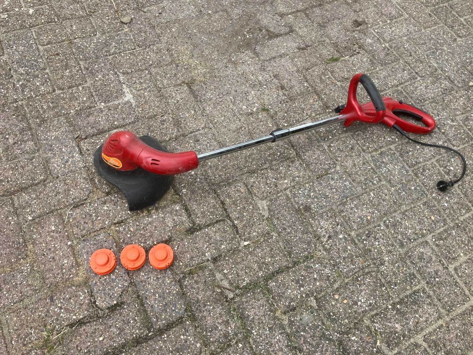 Elektrische grastrimmer HVC GTE-350, Ophalen, Zo goed als nieuw, Elektrisch
