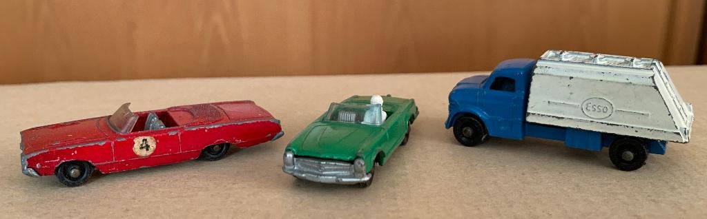 Lone Star Tuf-Toys dodge dart mercedes en esso, Hobby en Vrije tijd, Modelauto's | 1:87, Ophalen of Verzenden, Gebruikt, Auto