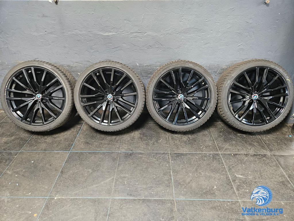 6-7mm! Originele BMW X5 X6 G05 G06 Style 742M 22 inch zwart, Auto-onderdelen, Banden en Velgen, Gebruikt, -, 275 mm, -