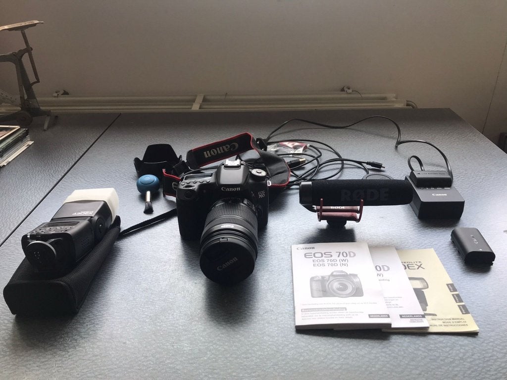 Canon camera uitrusting EOS 70D i.z.g.st., Audio, Tv en Foto, Fotocamera's Digitaal, Spiegelreflex, Canon, Ophalen of Verzenden