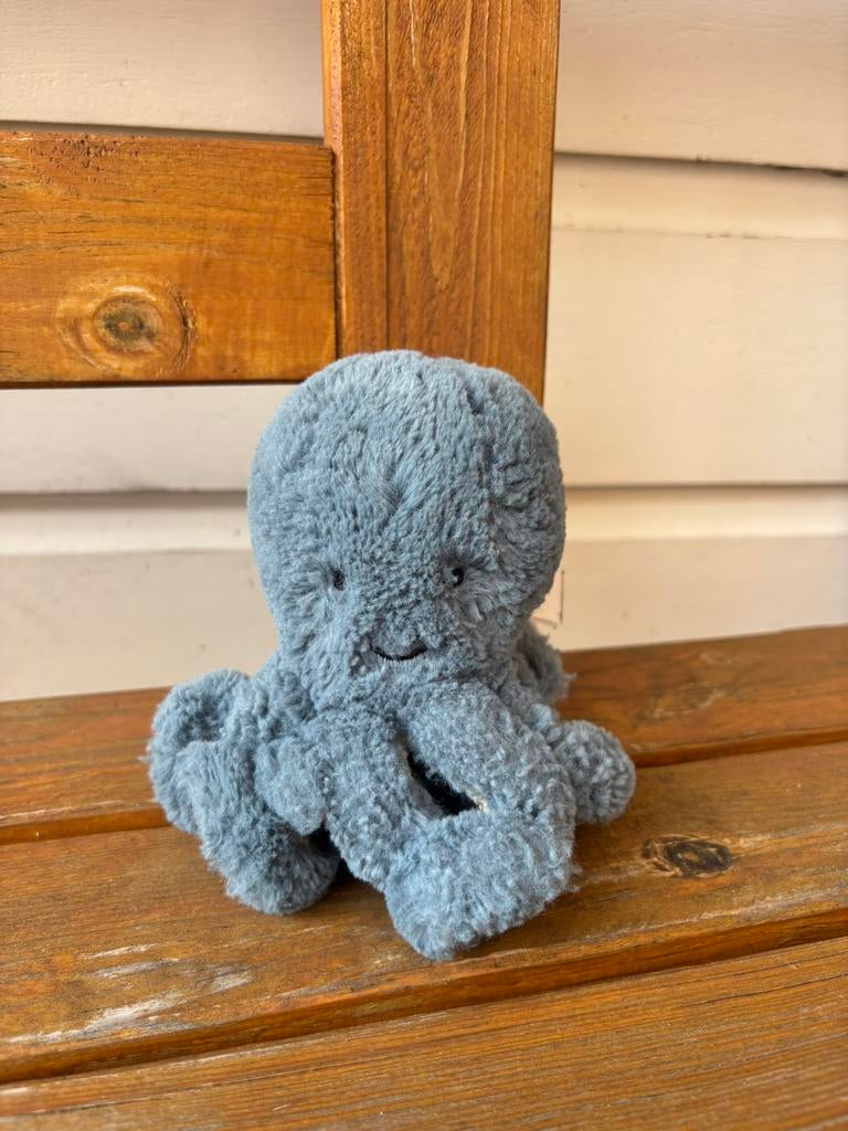 Jellycat storm baby octopus knuffel blauw, Kinderen en Baby's, Speelgoed | Knuffels en Pluche, Ophalen of Verzenden
