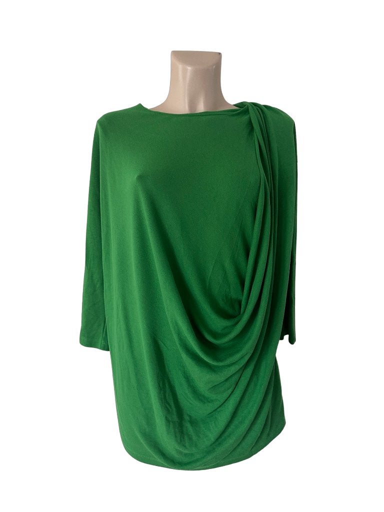 COS jurk S, Kleding | Dames, Jurken, Zo goed als nieuw, Groen, Onder de knie, Ophalen of Verzenden