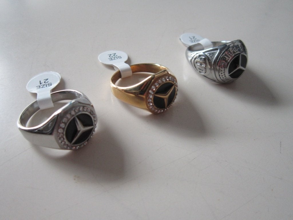MERCEDES RINGEN, Sieraden, Tassen en Uiterlijk, Ringen, Ophalen, Overige kleuren, 20 of groter, IJzer of Staal