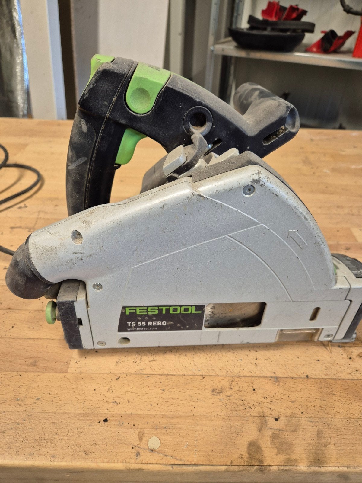 Festool TS 55 REBQ invalzaag - Gebruikt, Doe-het-zelf en Verbouw, Gebruikt, Invalzaag, 600 tot 1200 watt, Ophalen of Verzenden