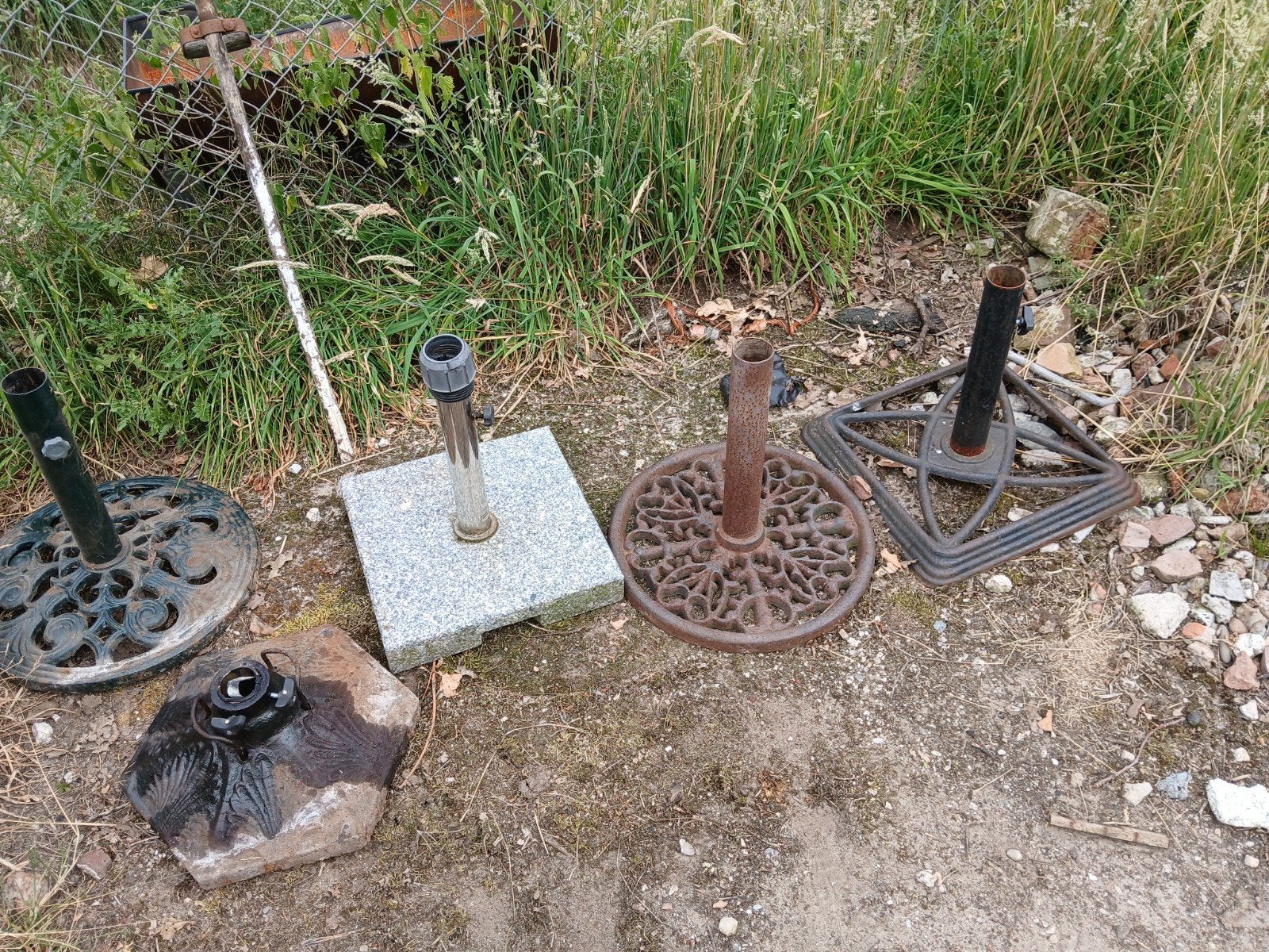parasolvoet, Ophalen, Gebruikt, Minder dan 1 meter, Parasolvoet